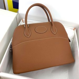 top quality designer bag handmade beeswax thread handbag luxury ladies bag crossbody tote shell bowling leather shoulder classic fashion women messenger bag