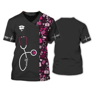 Camisetas masculinas Doutor enfermeira Cosplay engraçado camisetas femininas Médico Médico Uniforme Farmacêutico Anatomy Roupas Impredidas Filipinas TS Custom T240506