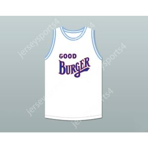 Personalizzato qualsiasi nome qualsiasi squadra Dexter 2 Good Burger White Basketball Jersey TUTTI S-6XL di alta qualità S-6XL