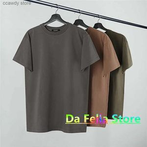 Men's T-Shirts New Season 6 T-shirt Heavy Fabric T-shirts 2024 Men Women 1 High Quality Cotton Top Ts Inside Tag Calabasas H240507