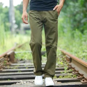 Men's Pants Mens casual goods pants spring and autumn cotton mens classic long pants loose fitting straight jogging work pants T299 J240507
