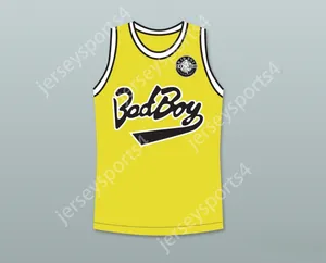 Anpassad Nay Mens Youth/Kids Biggie Smalls 10 Bad Boy Basketball Jersey med 20 år Patch Top Stitched S-6XL