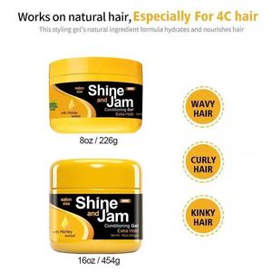 Pomades Waxes Hair Control Pomade Shape Knitting Cream Lock and Twist Maize Grass Domestication Curl Edge Wax gel Product Q240506