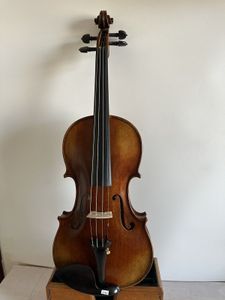 Master 4/4 violin solid flamed maple back hand Old spruce top K3763
