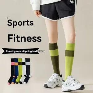 Sports Socks Compression Running Fitness Long Tube Professional Training Anti Slip Muscle Edem Trötthet