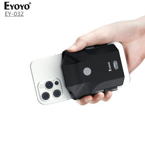 Scanners EYOYO EY032 Bluetooth Wireless 2D Barcode Scanner Portable Back Clip QR Bar Code Reader Tobacco Garment mobile payment Industry