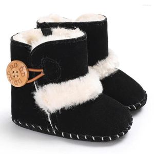 Boots Warm Winter Heat Cute Baby Boy Girls Fashion Casual Colorful Soft Sole Snow Shoes Crib Toddler