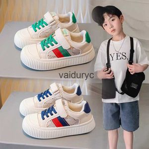 Sneakers Boys Shoes Canvas 2023 Spring e autunno Nuovo tavola sportiva per bambini a bassa bassa stoffa traspirante per bambini grandi H240507