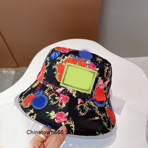 Designer Classic Bucket Hat Trend Usisex Floral Sun Beach Big Brim Hat (B0169)