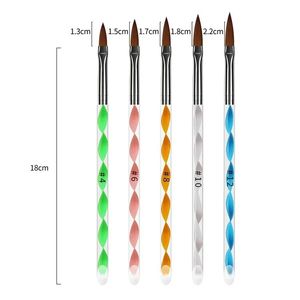 Nail Art Liner Painting Brush Thin Stripe Line Drawing Pen DIY UV Gel Tips French Design Manicure