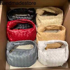 Venetabottegs Handbags Designer Jodie Overseas Direct Mail Mini Woven Armpit Single Shoulder Genuine Leather