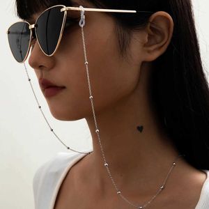 Eyeglasses chains Fashion Imitation Pearl Glasses Chain Mask Chains For Women Retro Metal Sunglasses Lanyards Eyewear Cord Holder Neck Strap