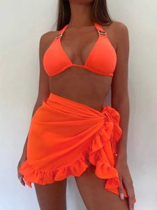 Costumi da bagno femminile magro sottile mini sciogeni a pieghe da donna in abito da donna coperto di scialle di zucchero da bagno in bikini cambio da bagno d240521