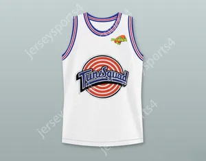 Anpassad Nay Mens Youth/Kids Bugs Bunny 1 Tune Squad Basketball Jersey med Space Jam Patch Top Stitched S-6XL