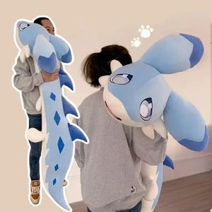 120/180cm Palworld Plush Doll Blue Plushies Cute Cat Figure Cartoon Throw Pillow Game Peripheral Children Toys 240426