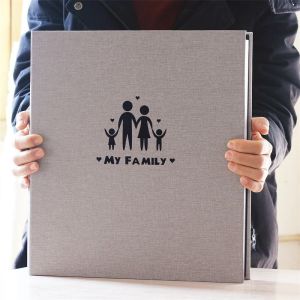 Alben 1000/800 Bilder 6 Zoll Leder Interstitial Fotoalbum Diy Scrapbook Taschen Family Photo Book Hochzeitsgeburtstagserinnerungsbuch