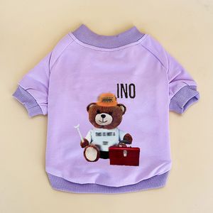 Vestuário para cães roupas de estimação de roupas de estimação roupas de cachorro de cão de cachorro ursinho de urso com capuz de cachorro camarada sweater sweater size xs-6xl csd2405074