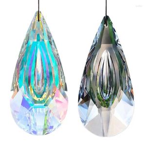 Garden Decorations Crystal Sun Catcher AB-Color Wall Hang With Rope Multifaceted Prism Phase Decor Clear Ball Rainbow