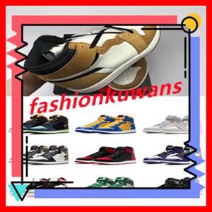 баскетбольные туфли мужские дизайнерские кроссовки кожаная спортивная обувь с высоким содержанием женщин мужские женские открытые отдыха One Trainers 1s