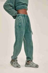 Męskie spodnie batik zużyte spodnie dresowe H240507