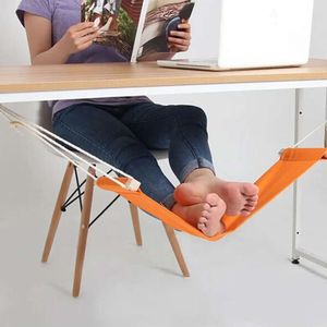 Stand riposare piedi di amaca piedi mini scrivania footrest ha un tavolo da studio per lo studio di studio sedia sospesa arancione arancione riposo ngmat ng ng