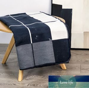 Coperta di lettere di qualità moderna Minimalista Minimalista Cashmere Lana a maglia Morbiti per campioni Coperte decorazioni della stanza