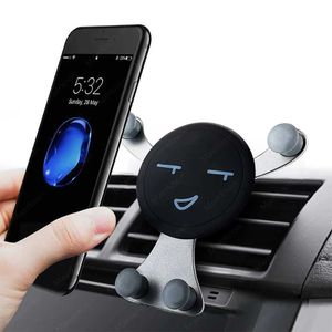 Mobiltelefonmonteringar Biltelefoninnehavare Mount Stand GPS Support för iPhone 13 12 11 Pro Huawei Car Air Vent Universal Smartphone Bracket