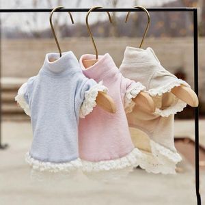 Abbigliamento per cani vestiti per animali domestici per cani di cittadini camicia da fondo fahsion simpatica cucciolo solido cucciolo calda chihuahua