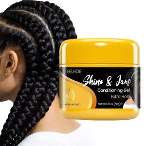 Pomades Waxes 50g Womens Woven gel Wax Cream Lasting Twist and Strength Keeping Pomade Anti curl Hair Conditioner 2023 Q240506