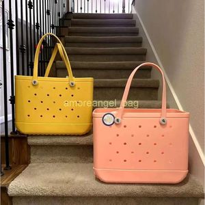 Designer Bogg Bag Organizer PVC Shoulder Beach Basket Bags Tote Plastic Cross Body Clutch Stock Lage Travel Large Capacity Storage Wome