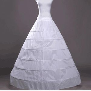 6 Hoops Bridal Wedding Petticoat Marriage Gaze Kjol 2019 Crinoline Oderskirt Wedding Accessories Jupon Mariage CPA206 2146