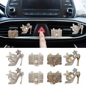 2Pcs Car Air Outlet Diamond Clip Perfume Freshener Auto Interior Decoration Ornaments Accessories