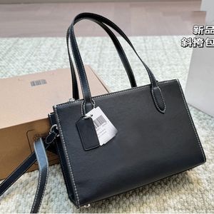 Satchel designer di alta qualità borse in pelle nera borse spalla di lusso da donna sacca da donna sacchetta estate con ascelle a contratto