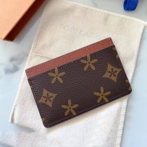 Womens fashion card cover coin purses card holders high quality Designer keychain wallet with box mens Luxury Leather wallets Key pouch cardholder pocket organizer