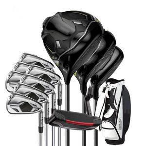 Conjunto de golfe completo dos clubes de golfe (motorista 1/Fairway Wood 2/Iron 7/Putter 1) Conjunto completo 11pcs 9/10.5 flex r/sr/s com cobertura de cabeça