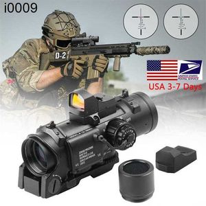 Original abnehmbare schnelle taktische 1x-4x feste Dual-Rollen-Optikgewehre mit Mini Red Dot Scope RMR für Gewehrjagd Airsoft-Schießen