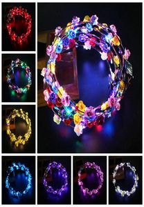 LED LIGHT UP WREUTH BANDBA MENINAS MENINAS PLANEIRAS ACESSORES DE CABELO DE CABELO CONCERTO CONCERTO GLOW PARTEM SUBESTES HALLOWEEN NASS PRESENTES RRA201372423