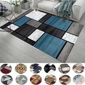 Dywany canboun geometryczny wzór dywanu nordyckie puszyste miękkie dywaniki do salonu do sypialni stolik kawowy dywan dzieci pełzanie