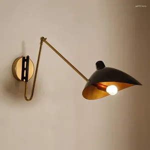 Lampade a parete rotabili braccio lungo braccio pazzera da soggiorno camera da letto lettura lettura minimalista moderna palo da palco