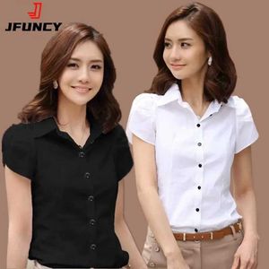 Camicette da donna camicie jfuncy womens camicia 2024 donne estive top f. camicie bianche da donna da donna blusa ol vestiti da lavoro con abbigliamento da lavoro shor sh work d240507