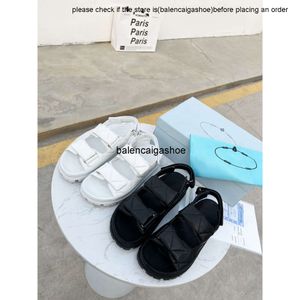 pradshoes Quilted Sport Prades Sandals Nappa Leather Sandals Spring Or Summer Designer Women Shoes