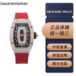 Milles Richamills Watch Womens Collection RM0701 NOWOŚĆ PŁATNOŚĆ SNOWFlake Diamond 18K Rose Gold Set