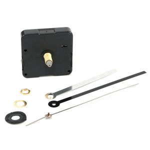 Klockor Hands Mekanism Klockrörelse kit Black Mode Parts Reparation Byte Silent Quartz Wall Clock Diy Stor mekanism Hållbar