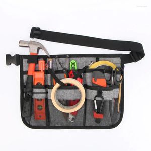 Midjepåsar Electrician Tool Belt Bag Upgraded Version Fanny Pack Organizer Axel Pouch for Scissors Care