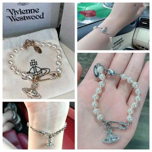 Дизайнерский Westwood Pearl Pin 3d Saturn Bracelet Collection с несколькими вариантами