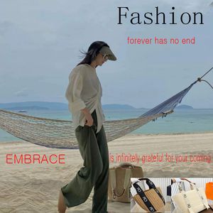 Fashion Luxury Woody balde bolsa feminina compras designer The Tote Bags embreagem de palha Bolsa de ombro crossbod