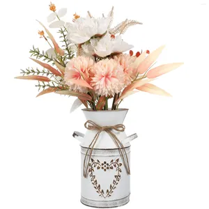 Vasi a forma di cuore Disposizione floreale rustica decorazione di bouquet decorazioni per bouquet per bouquet