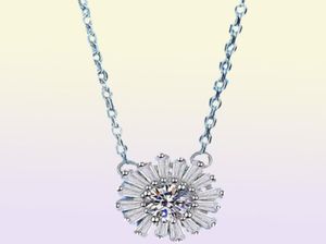 925 Sterling Silver Pendant for Women 14k White Gold GRA VVS1 Moissanite Diamond Necklace Wedding Jewelry213S7493564