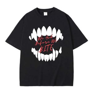 メンズTシャツゲームバルドゥールゲート3アスタリオン噛む前に尋ねます