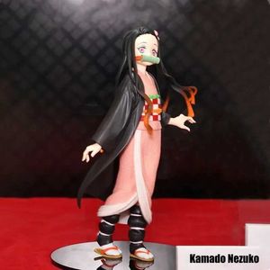 Action Toy Figures Demon Slayer Anime Figur Kamado Nezuko Manga Statue PVC Kimetsu No Yaiba Action Figure Model Toys Doll T240506
